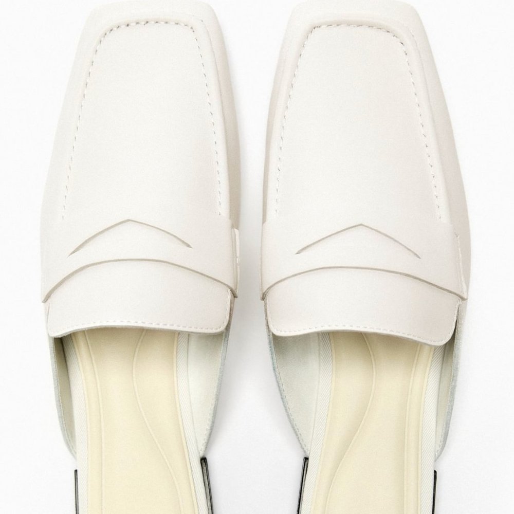 Zara limited edition sheep leather loafers you cannot miss